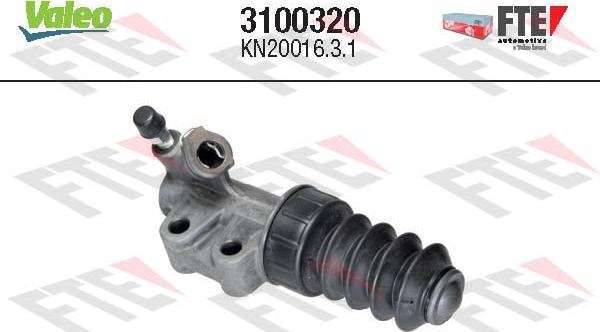 Valeo 3100320 - Рабочий цилиндр, система сцепления parts5.com