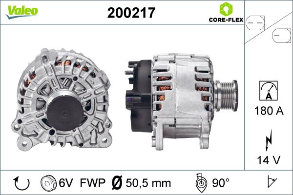 Valeo 200217 - Alternador parts5.com