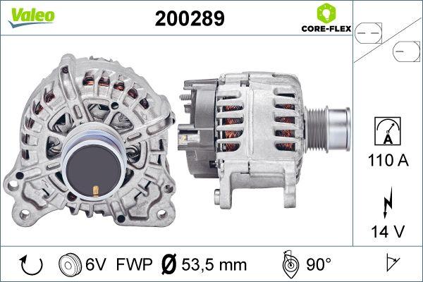 Valeo 200289 - Alternator parts5.com