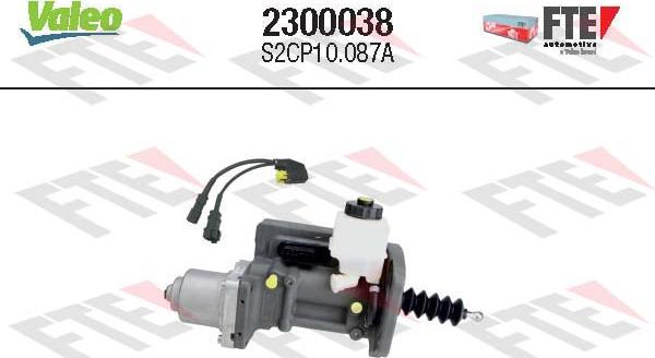 Valeo 2300038 - Система привода сцепления parts5.com