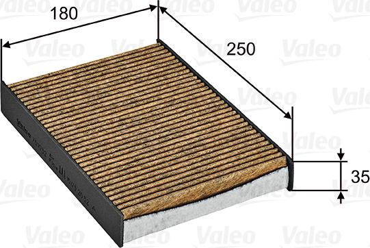 Valeo 701032 - Filter, interior air parts5.com