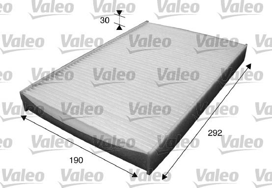 Valeo 715595 - Фильтр воздуха в салоне parts5.com