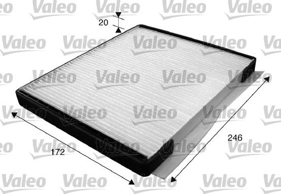 Valeo 715592 - Фильтр воздуха в салоне parts5.com