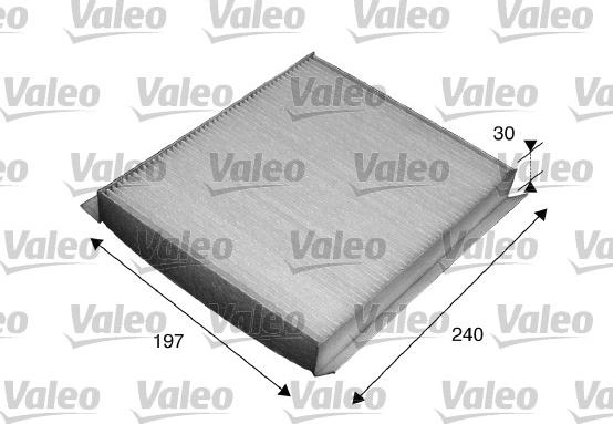 Valeo 715540 - Фильтр воздуха в салоне parts5.com