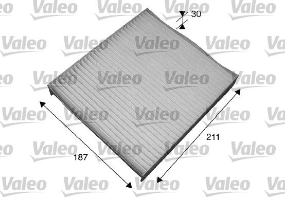 Valeo 715551 - Фильтр воздуха в салоне parts5.com