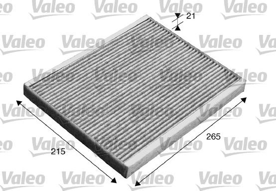 Valeo 715553 - Фильтр воздуха в салоне parts5.com