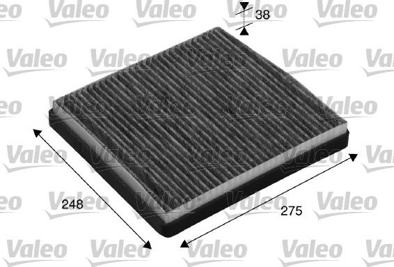 Valeo 715512 - Фильтр воздуха в салоне parts5.com