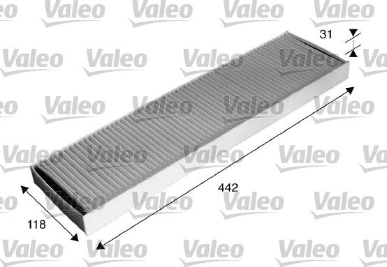 Valeo 715585 - Фильтр воздуха в салоне parts5.com