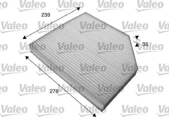 Valeo 715579 - Фильтр воздуха в салоне parts5.com