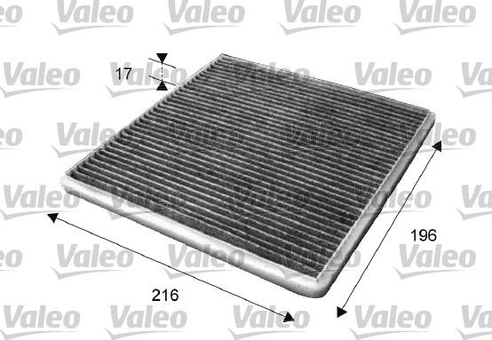 Valeo 715650 - Фильтр воздуха в салоне parts5.com