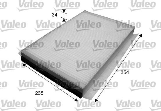 Valeo 715601 - Фильтр воздуха в салоне parts5.com