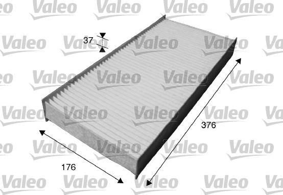 Valeo 715614 - Фильтр воздуха в салоне parts5.com