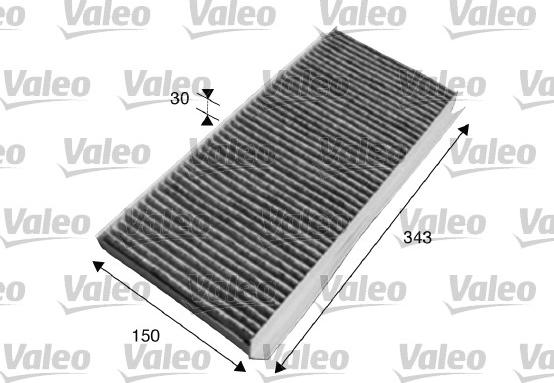 Valeo 715617 - Фильтр воздуха в салоне parts5.com