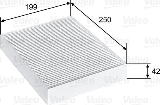 Valeo 715815 - Фильтр воздуха в салоне parts5.com