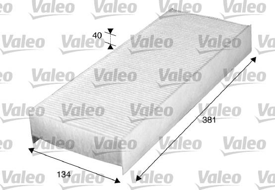 Valeo 716010 - Фильтр воздуха в салоне parts5.com