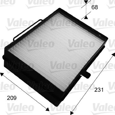 Valeo 716039 - Фильтр воздуха в салоне parts5.com