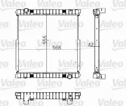 Valeo 734872 - Радиатор, охлаждение двигателя parts5.com