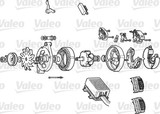 Valeo A14N9 - Alternator parts5.com