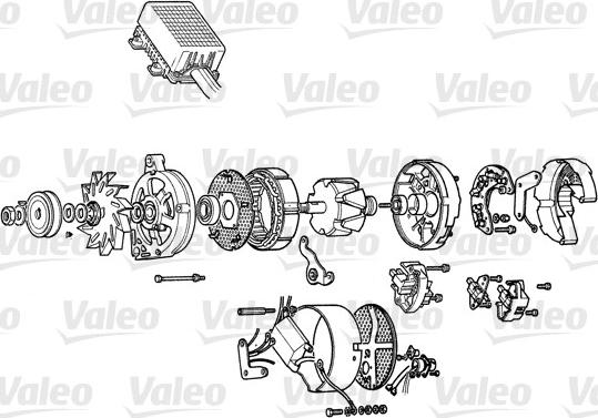 Valeo A14R43 - Alternator parts5.com