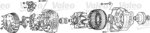 Valeo A14VI39 - Генератор parts5.com