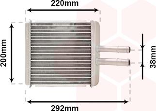 Van Wezel 81006027 - Теплообменник, отопление салона parts5.com