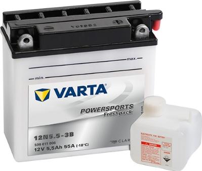 Varta 506011006I314 - Стартерная аккумуляторная батарея, АКБ parts5.com