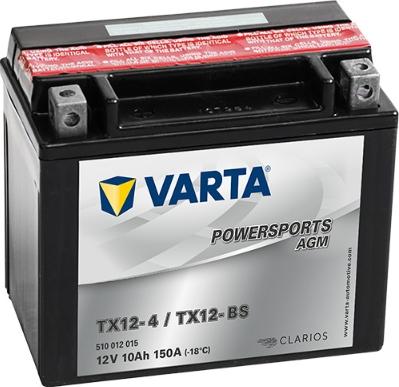 Varta 510012015I314 - Стартерная аккумуляторная батарея, АКБ parts5.com