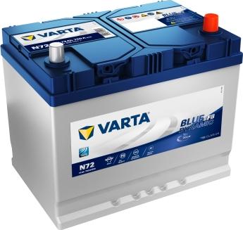 Varta 572501076D842 - Стартерная аккумуляторная батарея, АКБ parts5.com