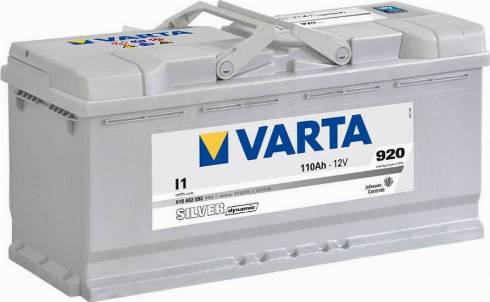 Varta 610402092 - Стартерная аккумуляторная батарея, АКБ parts5.com