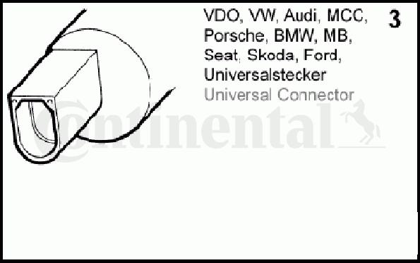 VDO 246-083-002-022Z - Водяной насос, система очистки окон parts5.com