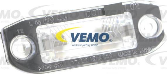 Vemo V95-84-0001 - Фонарь освещения номерного знака parts5.com