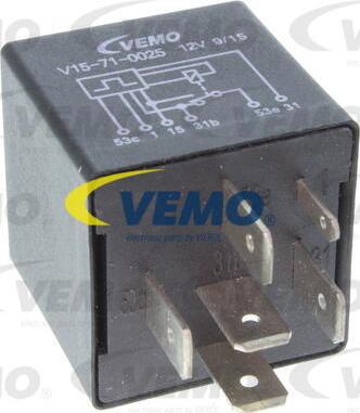Vemo V15-71-0025 - Реле, интервал включения стеклоочистителя parts5.com
