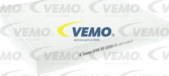 Vemo V10-30-2526-1 - Фильтр воздуха в салоне parts5.com