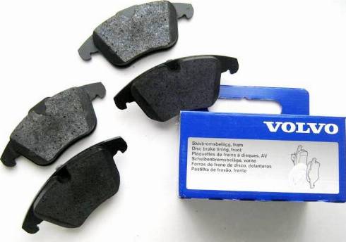 Volvo 30793857 - Тормозные колодки, дисковые, комплект parts5.com