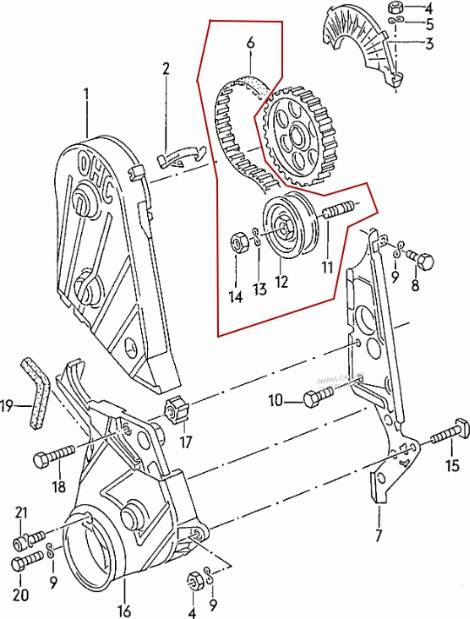 VW N 011 133 7 - Комплект ремня ГРМ parts5.com