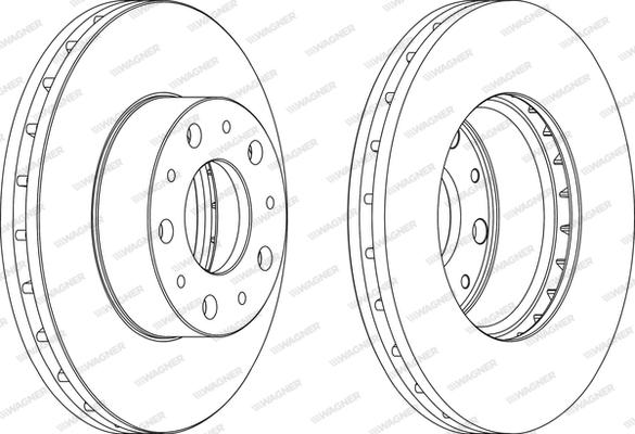 Opel 1612435180 - Тормозной диск parts5.com