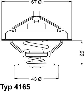 WAHLER 416579D - Термостат, охлаждающая жидкость parts5.com