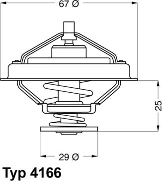 WAHLER 416679D - Термостат, охлаждающая жидкость parts5.com