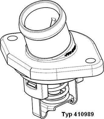 WAHLER 41098987D - Термостат, охлаждающая жидкость parts5.com