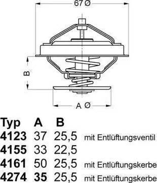 WAHLER 4123.80 - Термостат, охлаждающая жидкость parts5.com