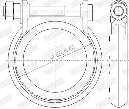 Walker 80739 - Соединительные элементы, система выпуска parts5.com