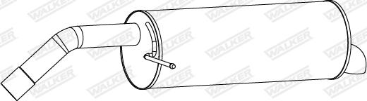 Walker 24289 - Глушитель выхлопных газов, конечный parts5.com