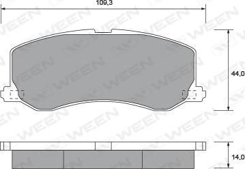 Suzuki 5521062850000 - Тормозные колодки, дисковые, комплект parts5.com