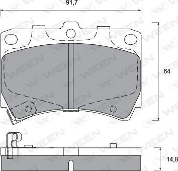 MASTER-SPORT GERMANY 13046132622N-SET-MS - Тормозные колодки, дисковые, комплект parts5.com