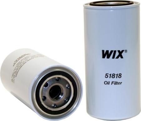 WIX Filters 51818 - Фильтр, система рабочей гидравлики parts5.com