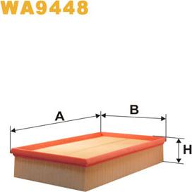 WIX Filters WA9448 - Воздушный фильтр parts5.com