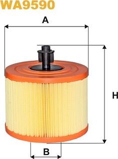 WIX Filters WA9590 - Воздушный фильтр parts5.com