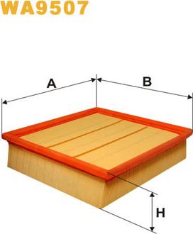 WIX Filters WA9507 - Воздушный фильтр parts5.com