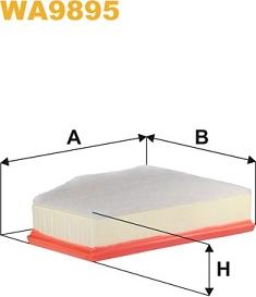 WIX Filters WA9895 - Воздушный фильтр parts5.com