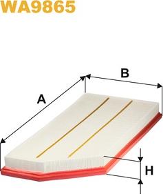 WIX Filters WA9865 - Воздушный фильтр parts5.com